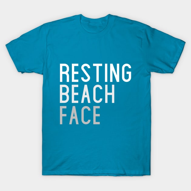 Resting Beach Face T-Shirt by MelissaJoyCreative